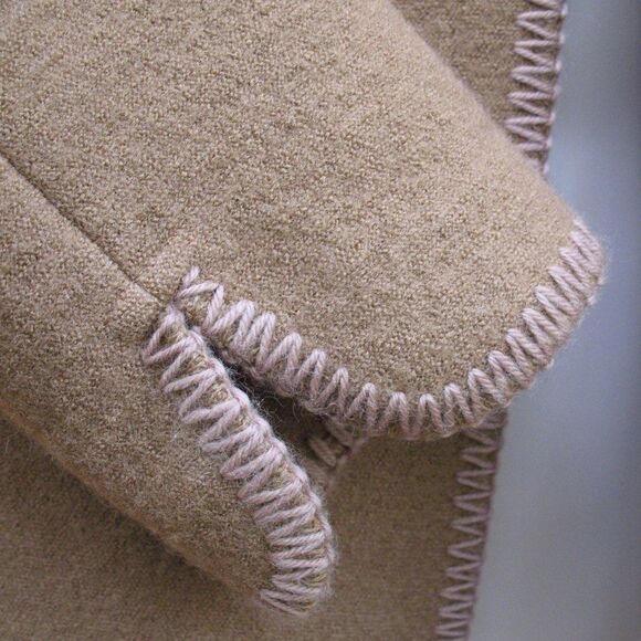 Tan Camel Wool Jacket - Picture 5 of 8
